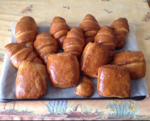 croissants et pains choco faciles