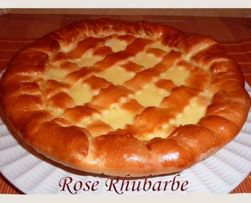 tarte libouli rose rhubarbe (temperence duran)