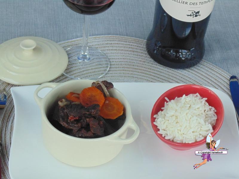 Joue De Boeuf Confite Aux Epices Et Banyuls Plat Mijote