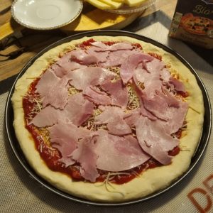 Pizza jambon raclette