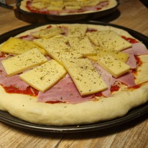 2 pizzas raclette