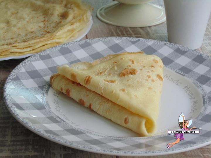 Crêpes à la farine de pois chiche et lait de soja - recette de Chandeleur