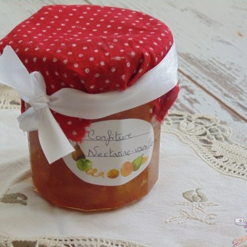 Confiture de nectarines à la vanille - recette facile