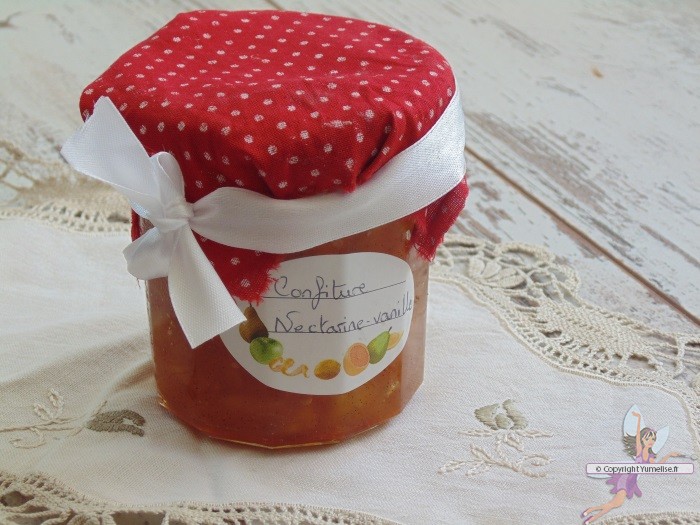 Étiquettes pour confiture de nectarines