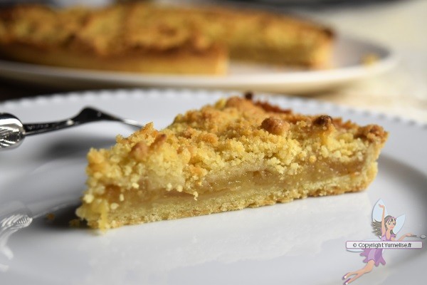 Tarte crumble aux pommes