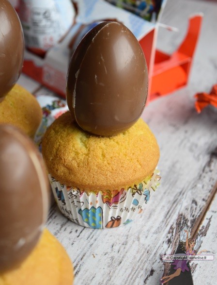 Cupcake au kinder chocolat - Nad_recettedumonde