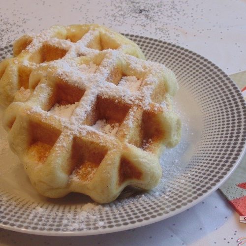 Recette Gaufres au sucre perlé - Contenu