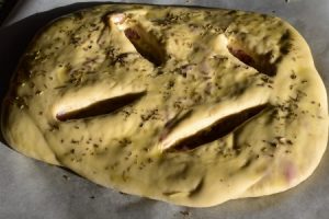 fougasse huile d'olive et herbes de Provence