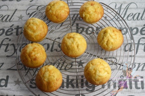 muffins salés au fromage et pomme