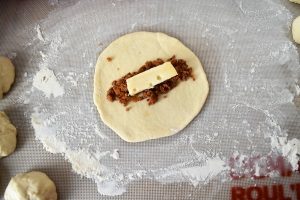 petits pains farcis viande et fromage