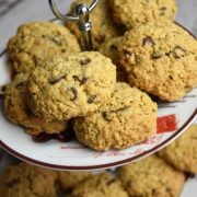 biscuits aux flocons d'avoine et pépites de chocolat