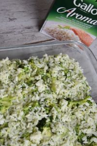 crumble riz brocoli avec riso gallo