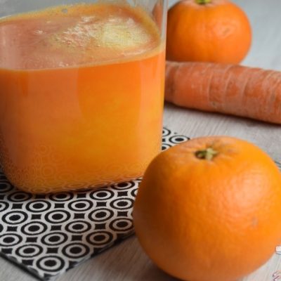 Jus d’orange et carotte