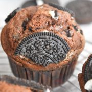 muffin au biscuit Oreo