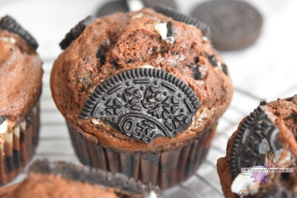 muffin au biscuit Oreo
