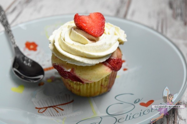 cupcake à la fraise