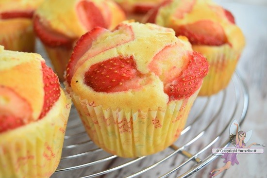 base des cupcakes aux fraises