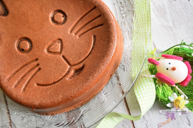 Lapin chocolat de Pâques - gâteau pour enfants