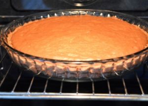 tarte mousse chocolat cuite