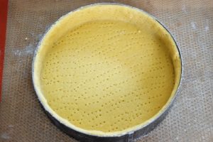 fond de pâte sablée pour la tarte limoncello