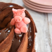 le bundt cake chocolat et manège au cochon