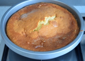 sirop du gâteau à la rhubarbe