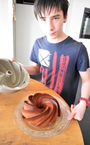 bundt cake chocolat démoulé