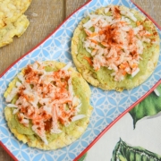 galettes de maïs gerblé avocat surimi