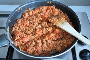 préparation viande pour lasagnes