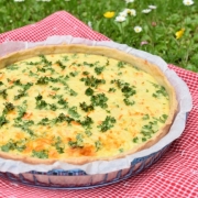 quiche au surimi râpé