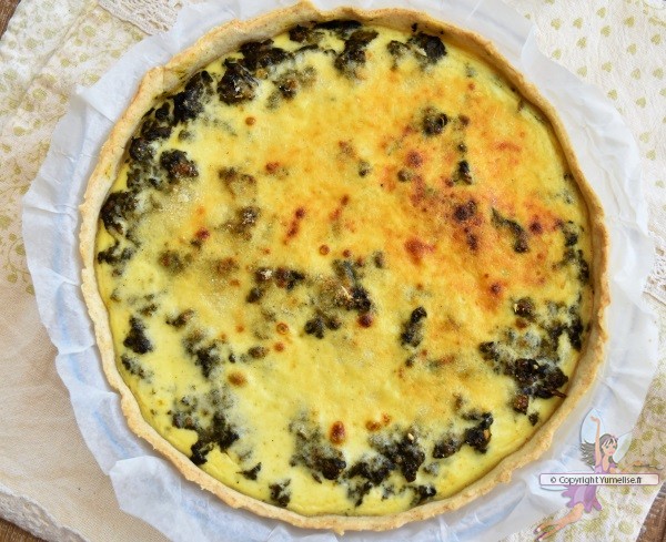 tarte aux épinards et au boeuf haché