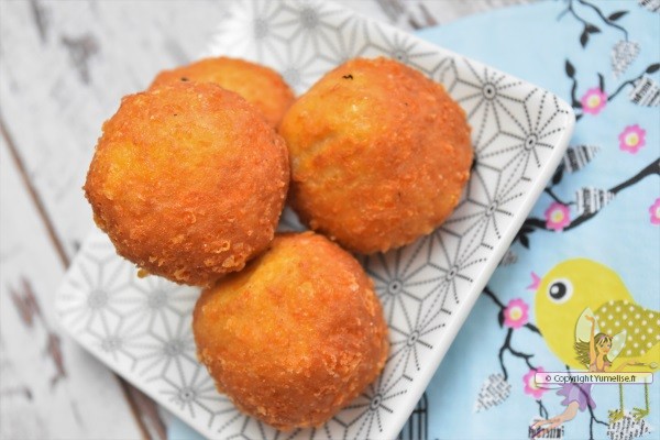 croquettes jambon et fromage cuites