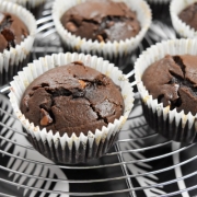 muffins chocolat avec pépites chocolat au lait