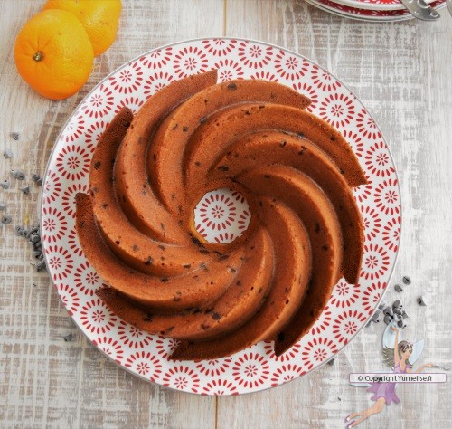 dessus du bundt cake