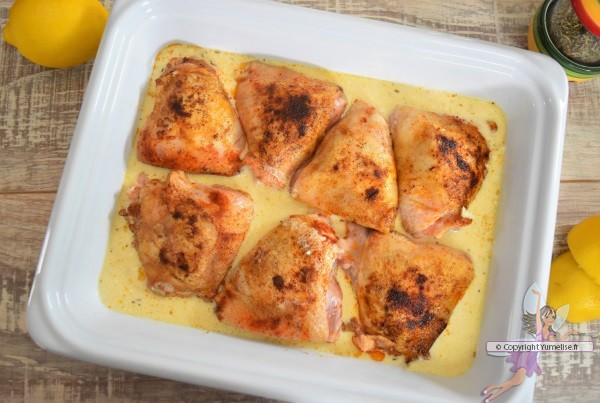 Poulet A La Creme Et Citron Volaille Aux Agrumes