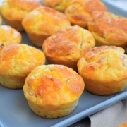 muffins au jambon et au fromage