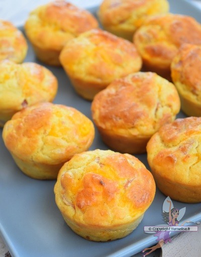 muffins au jambon et fromage 