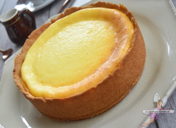 tarte au fromage blanc et pâte sablée