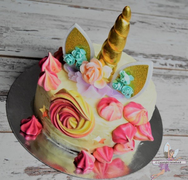 gâteau en licorne