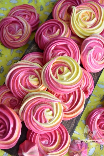 Meringues Multicolores Recette Aux Blancs D Oeufs