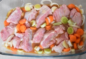 préparation de la blanquette de veau