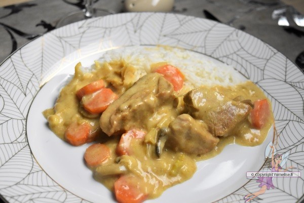 blanquette de veau et riz basmati