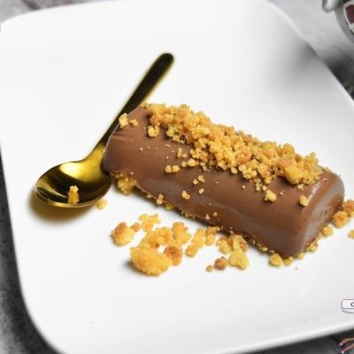 Mini bûches au chocolat caramel