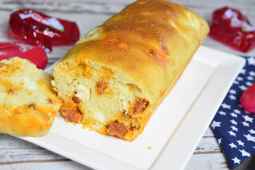 Cake au babybel et chorizo