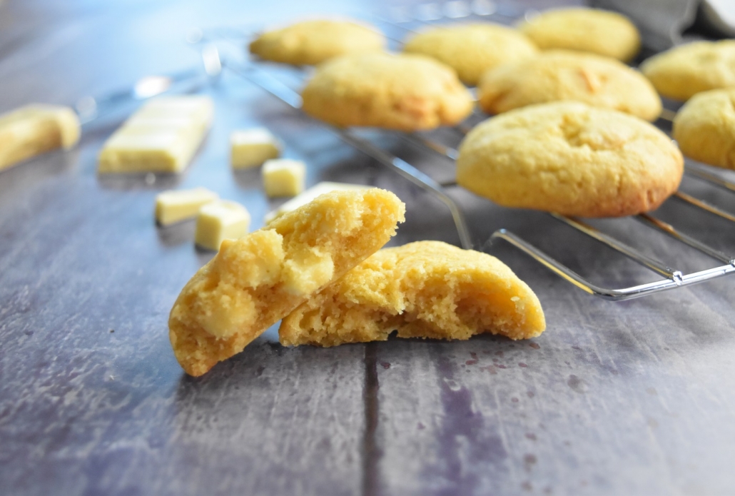 cookies aux pépites de chocolat blanc
