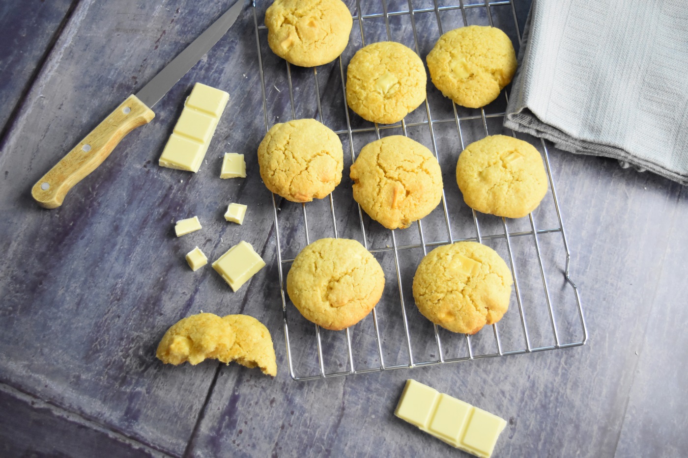 cookies pépites de chocolat blanc