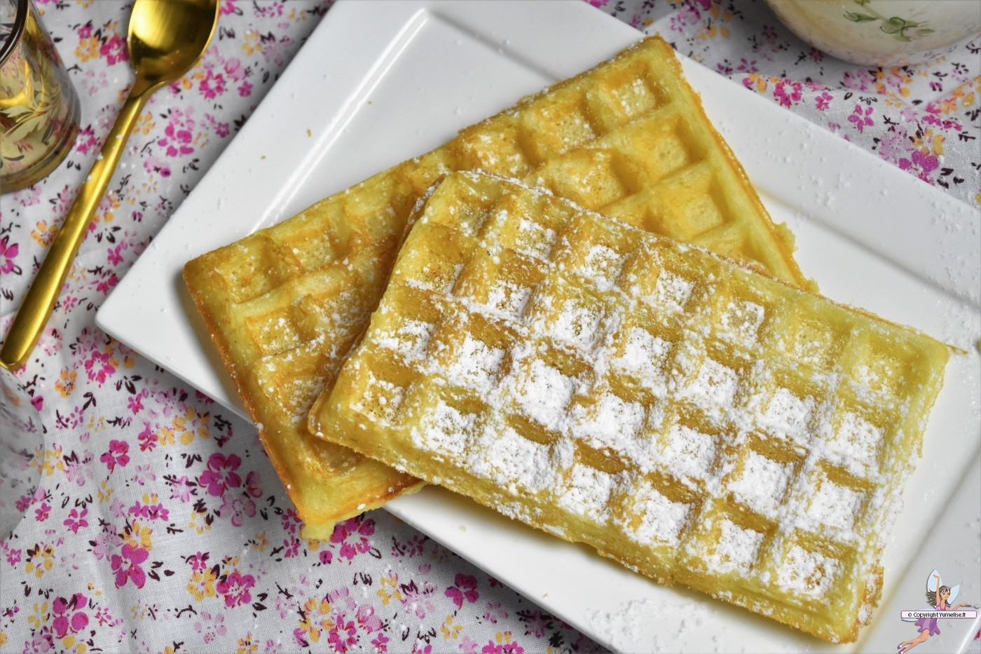 gaufres à la levure de boulanger