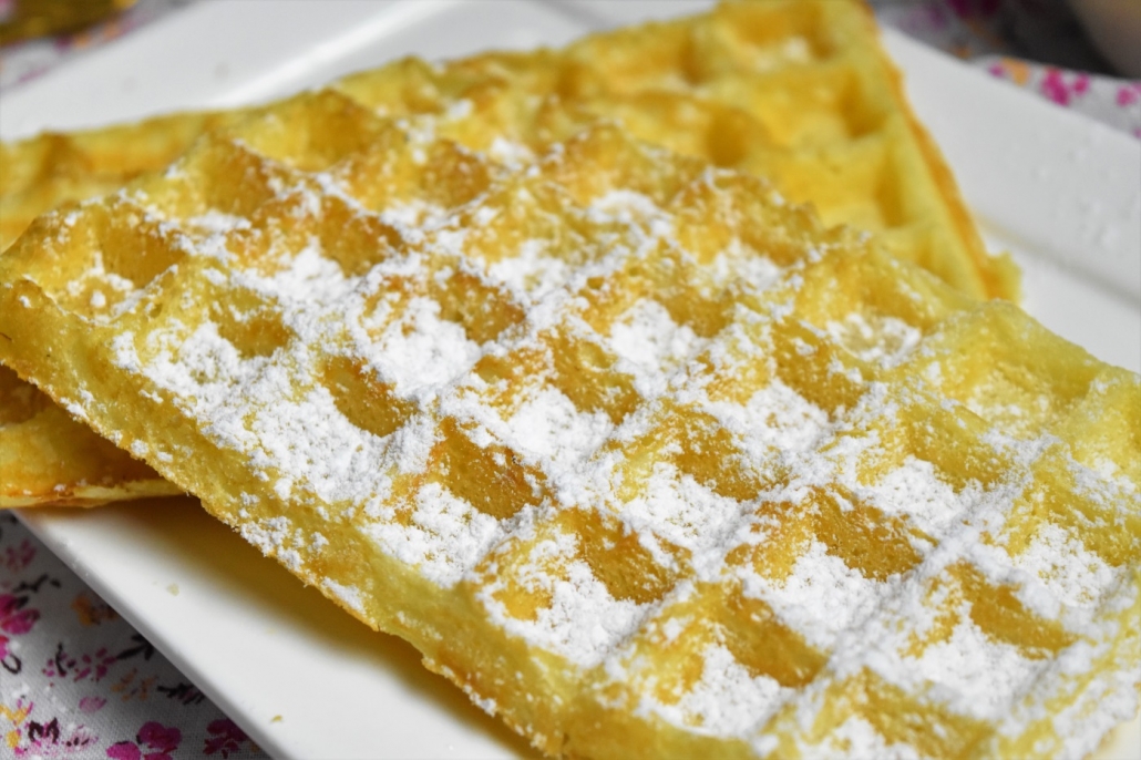 gaufres à la levure de boulanger