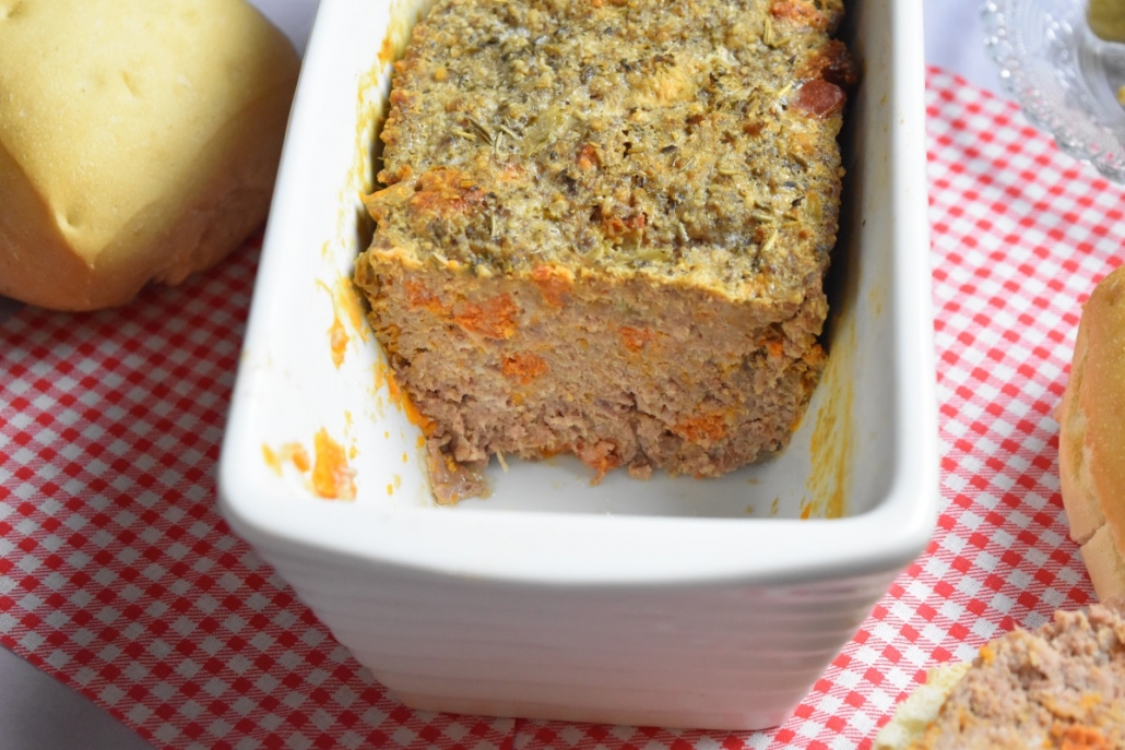 terrine au chorizo coupée