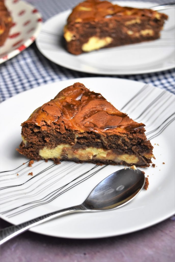 Gateau Au Chocolat Et Philadelphia Fondant Marbre